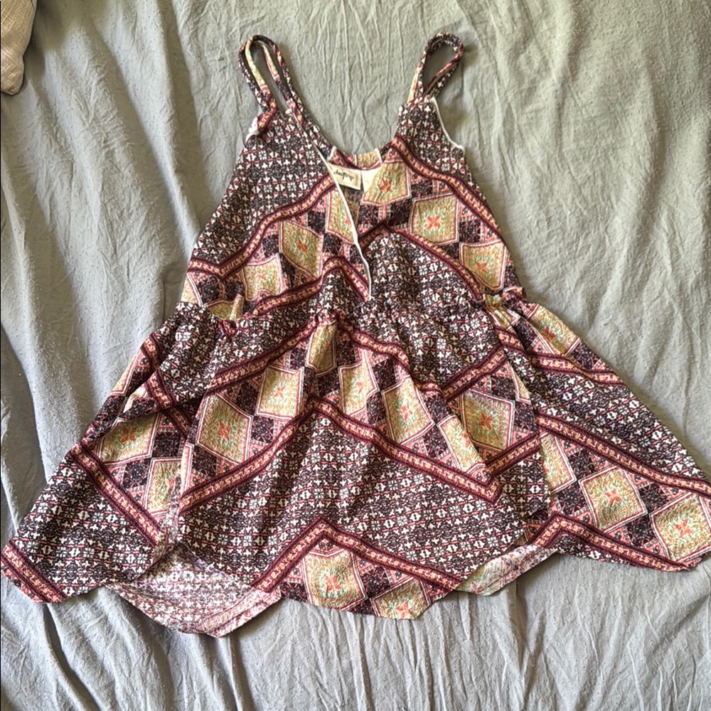 Daytrip Multicolor Patterned Tank Top